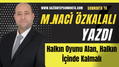 Halkın Oyunu Alan, Halkın İçinde Kalmalı